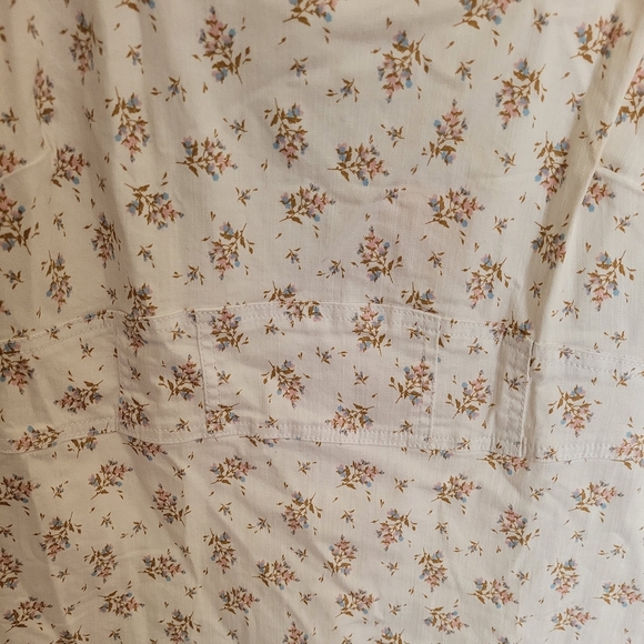 No Boundaries White Floral Summer Zip Up Tank Dress Size XL - Picture 2 of 9